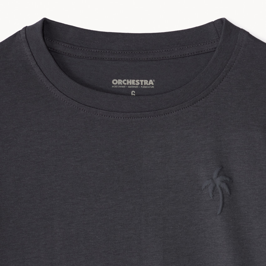 Σετ 3 μονόχρωμων κοντομάνικων μπλουζών με σχέδιο φοίνικα για αγόρι 