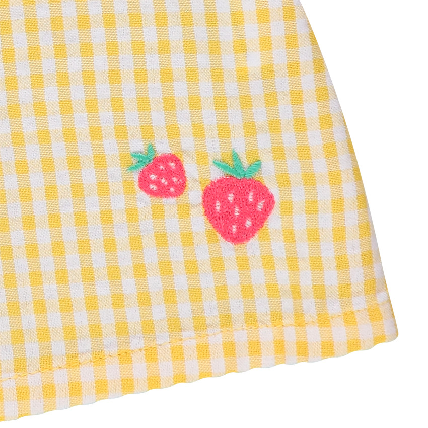 Top με λεπτές τιράντεςet carreaux σε όλη την επιφάνεια 