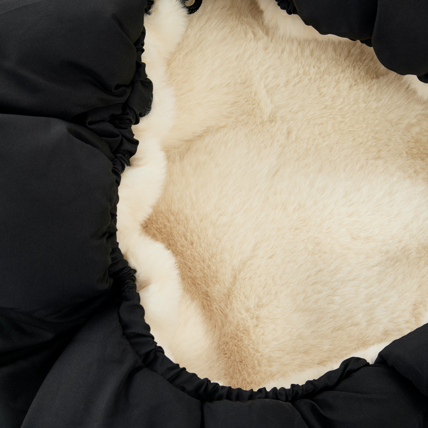 Καρότσι μπαστούνι μαύρο/μπεζ 