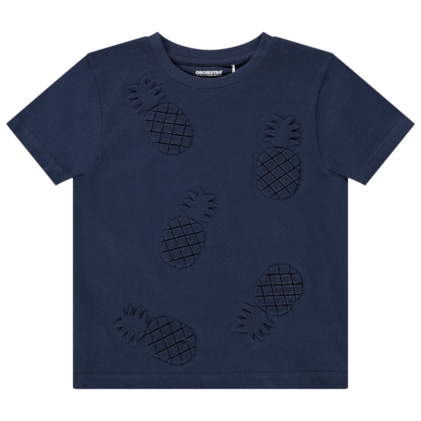 T-shirt κοντομάνικο με σχέδιο ανανά για αγόρι 