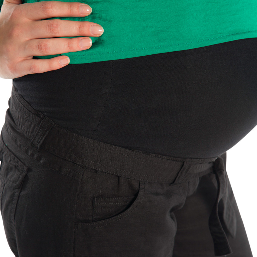 Pantalon droit de grossesse avec bandeau haut  Additional Pantalon droit de grossesse avec bandeau haut