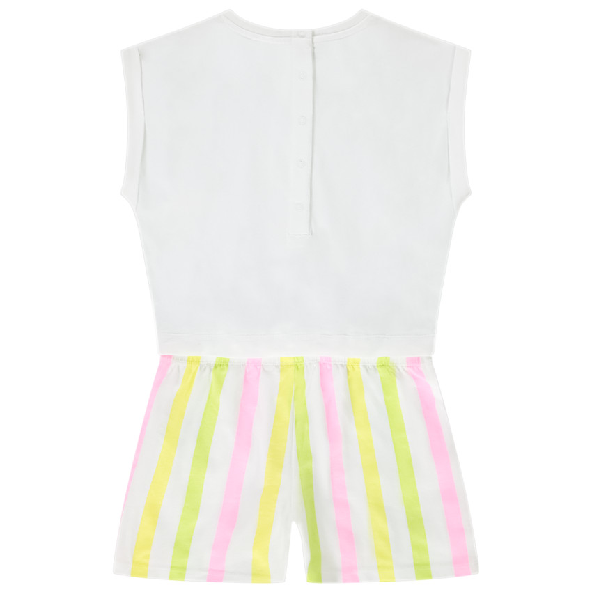 Κοντή φόρμα 2 σε 1 από jersey φαντασίας για κορίτσι 