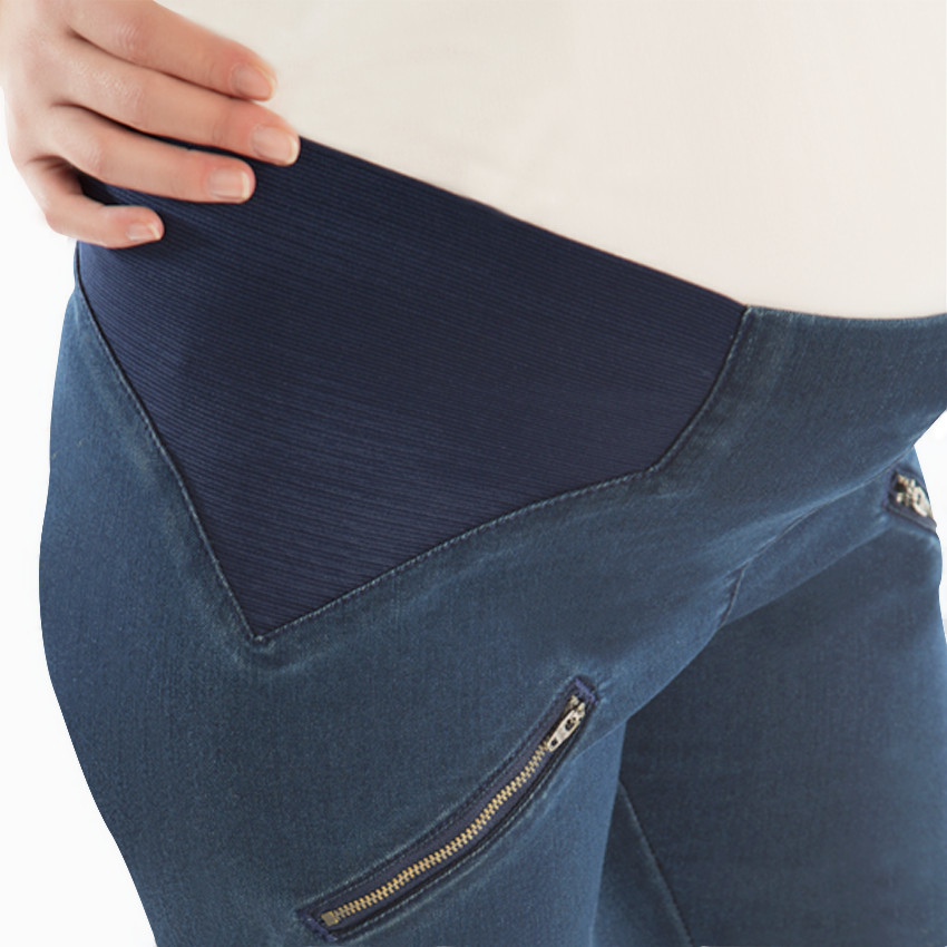 Jegging évolutif du 1er au 9 ème mois de grossesse  