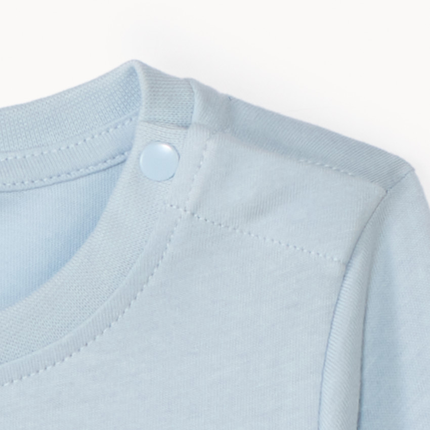 T-shirt à manches longues avec imprimé ourson pour bébé garçon 