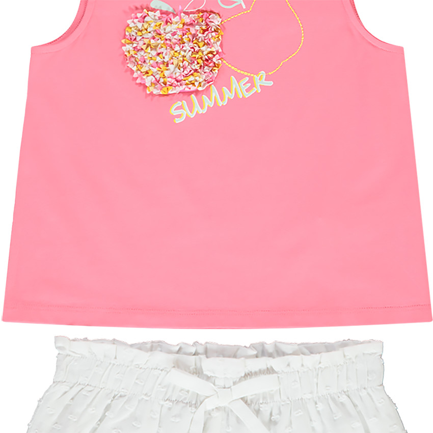 Ensemble de plage débardeur et short pour fille 