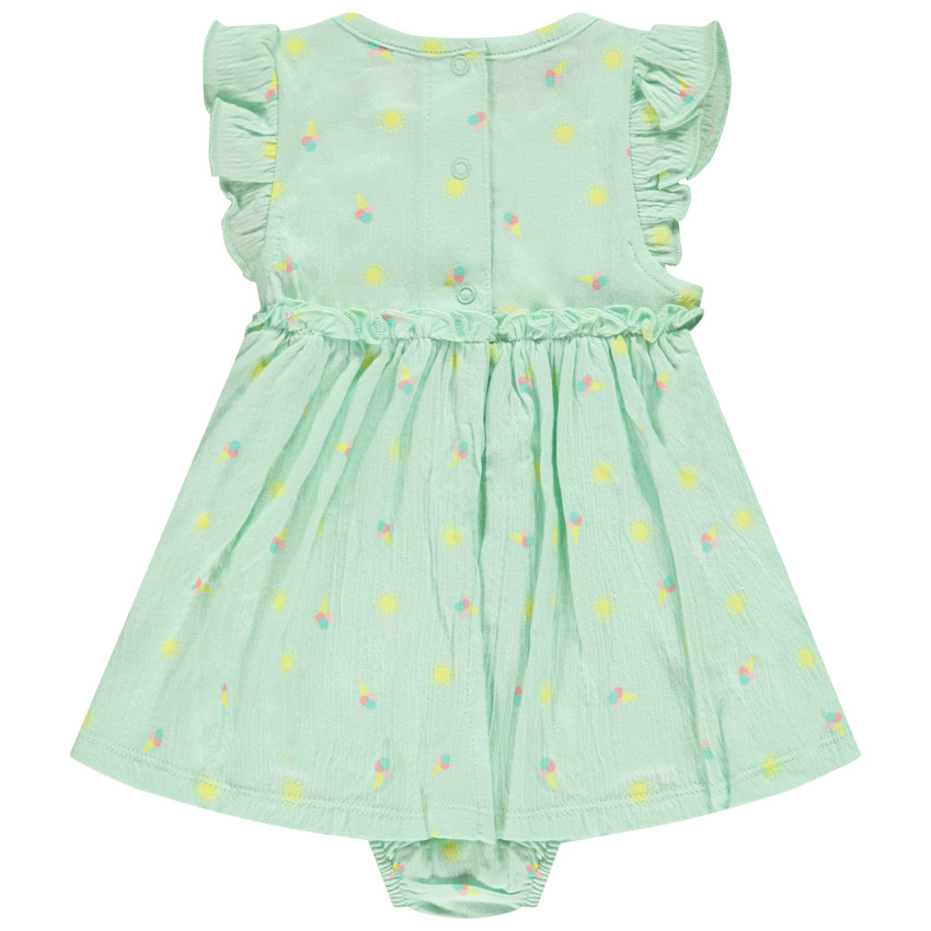 Robe body en jersey froissé imprimé pour bébé fille = Φόρεμα body από jersey με τσαλακωμένο print για bebe κορίτσι  Additional Robe body en jersey froissé imprimé pour bébé fille = Φόρεμα body από jersey με τσαλακωμένο print για bebe κορίτσι
