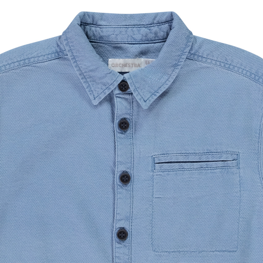 Πουκάμισο μακρυμάνικο με εκτύπωση για αγόρι 