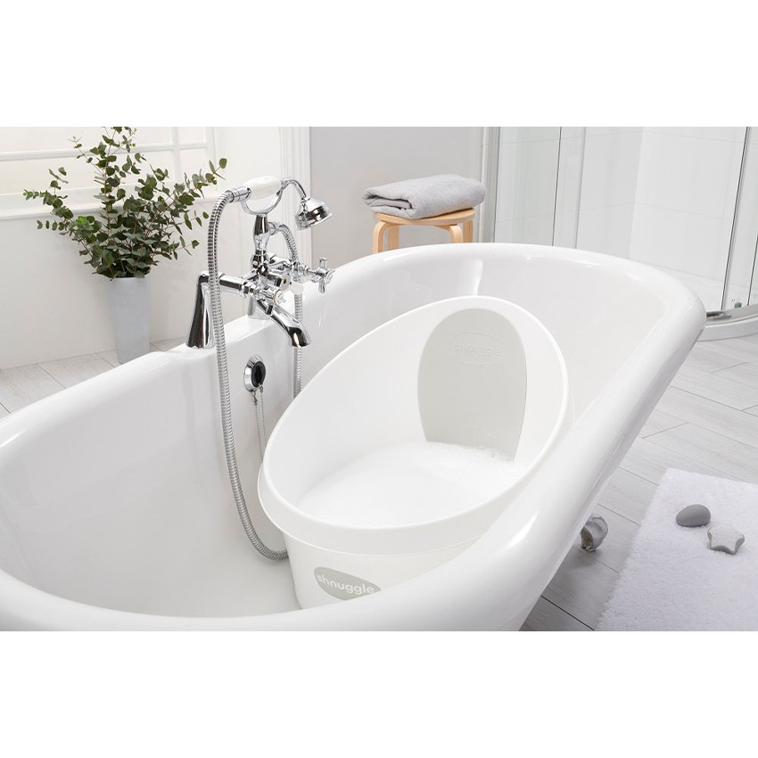 Baignoire pour les petits enfants 12M+ Blanc/Gris clair 