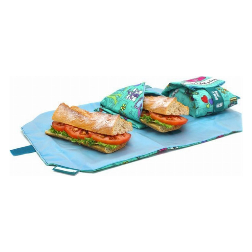 Θηκη Για Σαντουιτς Boc'N Roll Kids-Princess Turquoise ROLL'EAT 