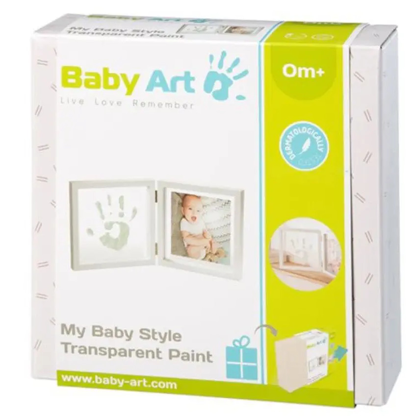 Κορνίζα αποτύπωμα My baby style simple transparent Baby Art 
