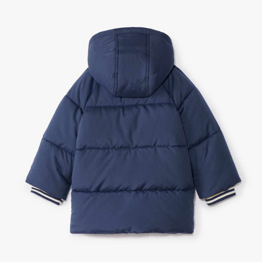 Doudoune longue matelassée et doublée sherpa pour bébé garçon 