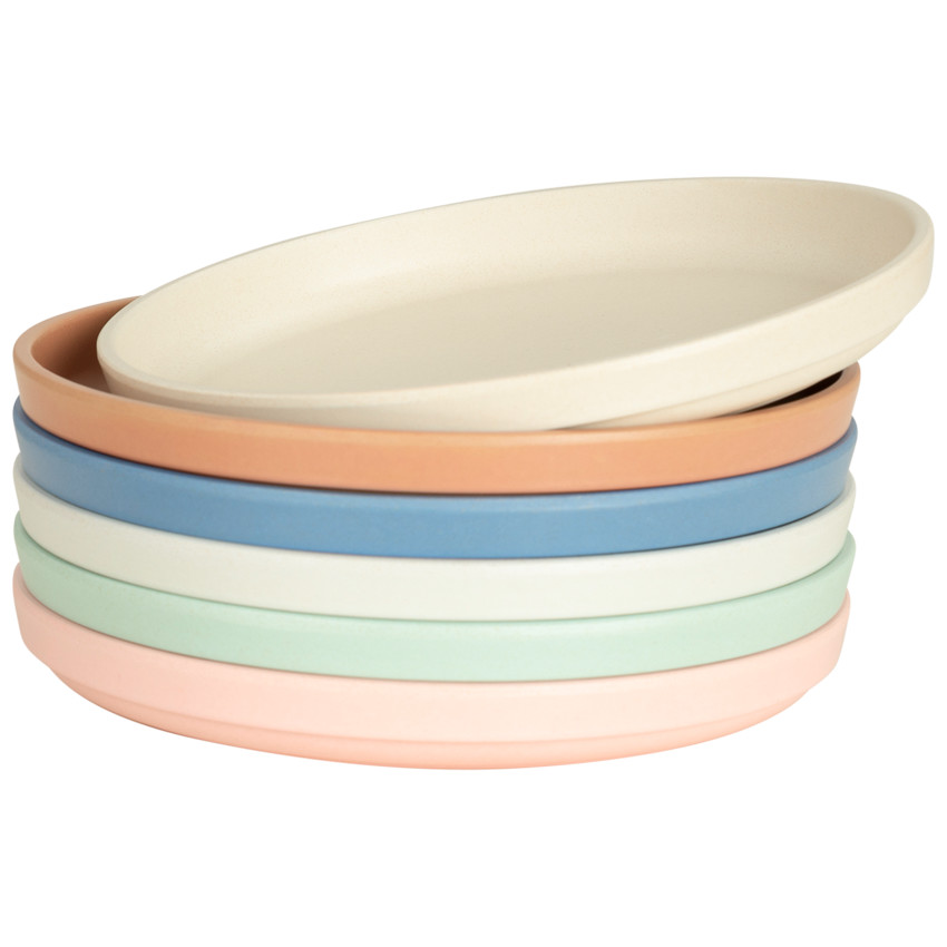 Στρογγυλό πιάτο από ίνες μπαμπού - Εκρού  Additional Στρογγυλό πιάτο από ίνες μπαμπού - Εκρού