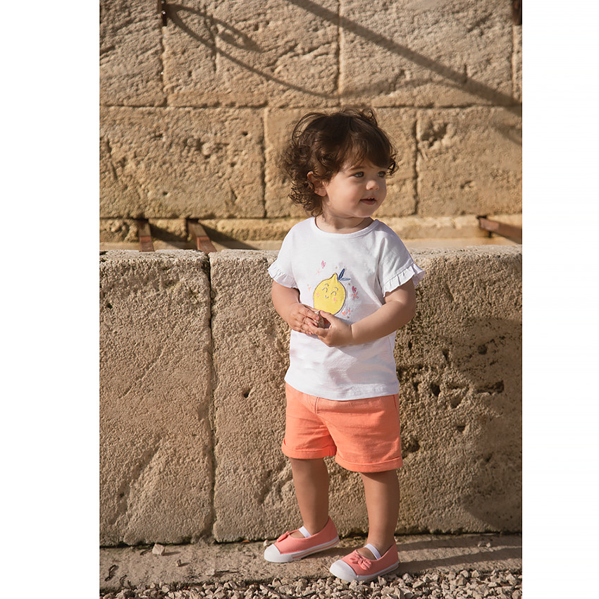 Σορτς με σύνδεσμο για bebe κορίτσι 