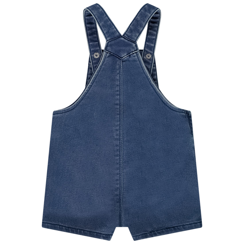 "Σαλοπέτα κοντή με εφέ τζιν για bebe κορίτσι" 