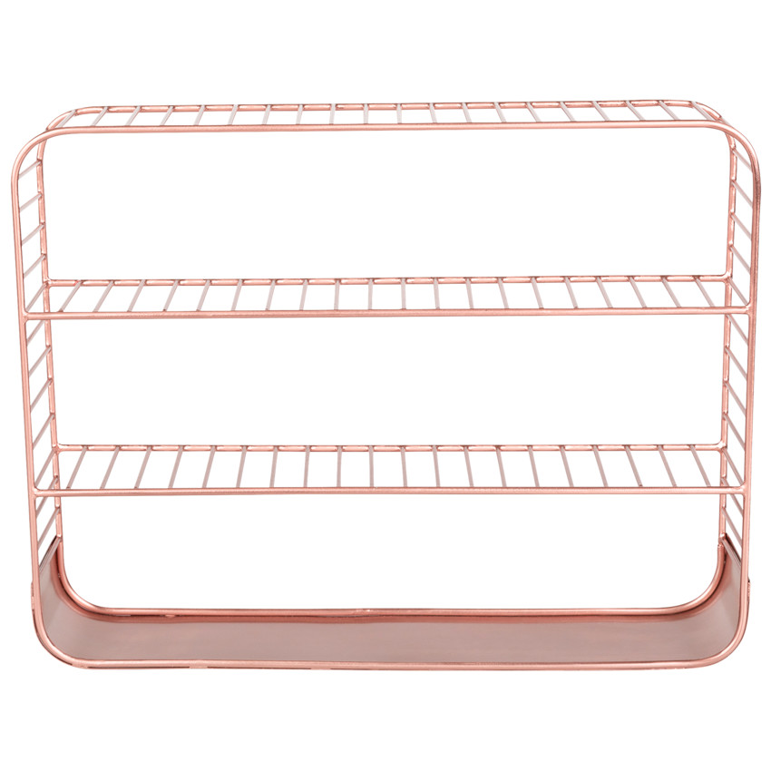 Ροζ μεταλλική διακοσμητική ράφι 