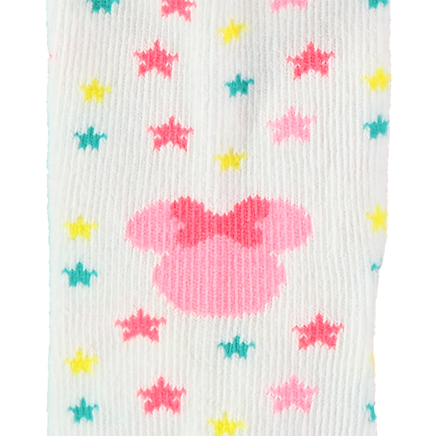 Lot de 2 paires de chaussettes motif arc-en-ciel et étoiles 