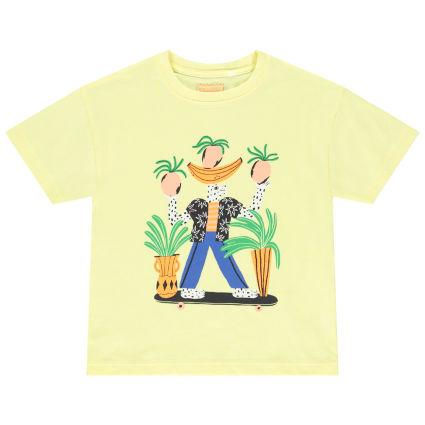 Κοντομάνικο μπλουζάκι με φαντεζί σχέδιο για αγόρι 