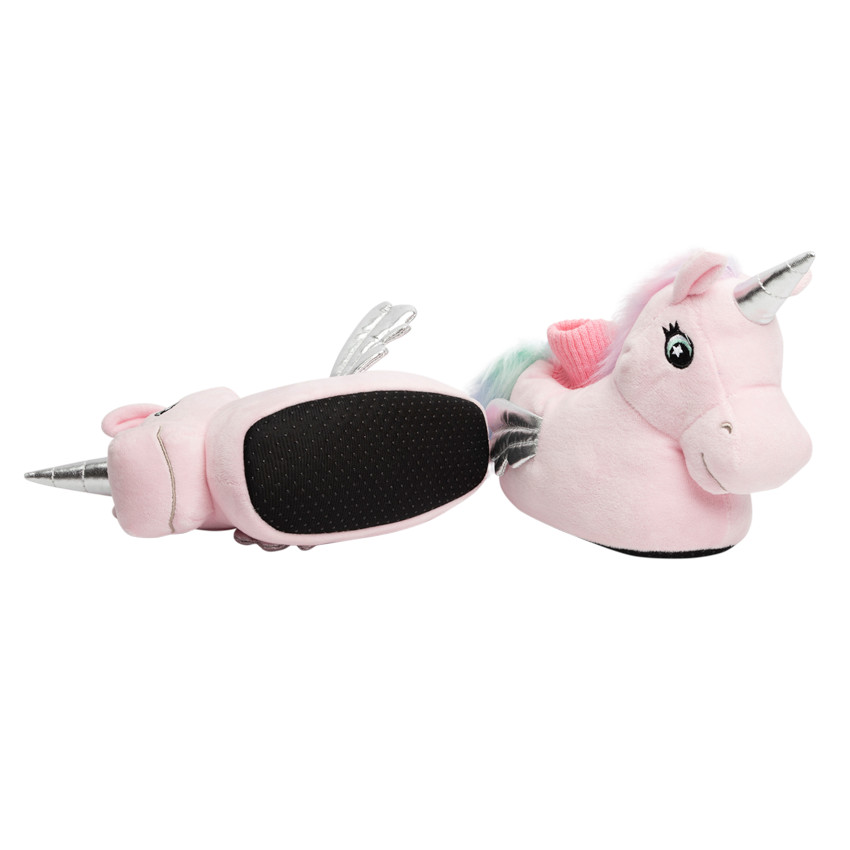 Γαλάζια παντόφλα με σχέδιο μονόκερου για κορίτσι 