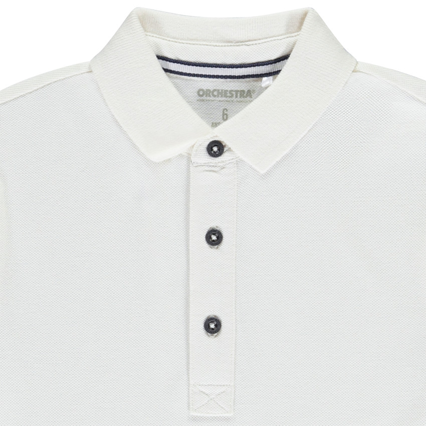 Πολο κοντομάνικο μονόχρωμο για αγόρι 