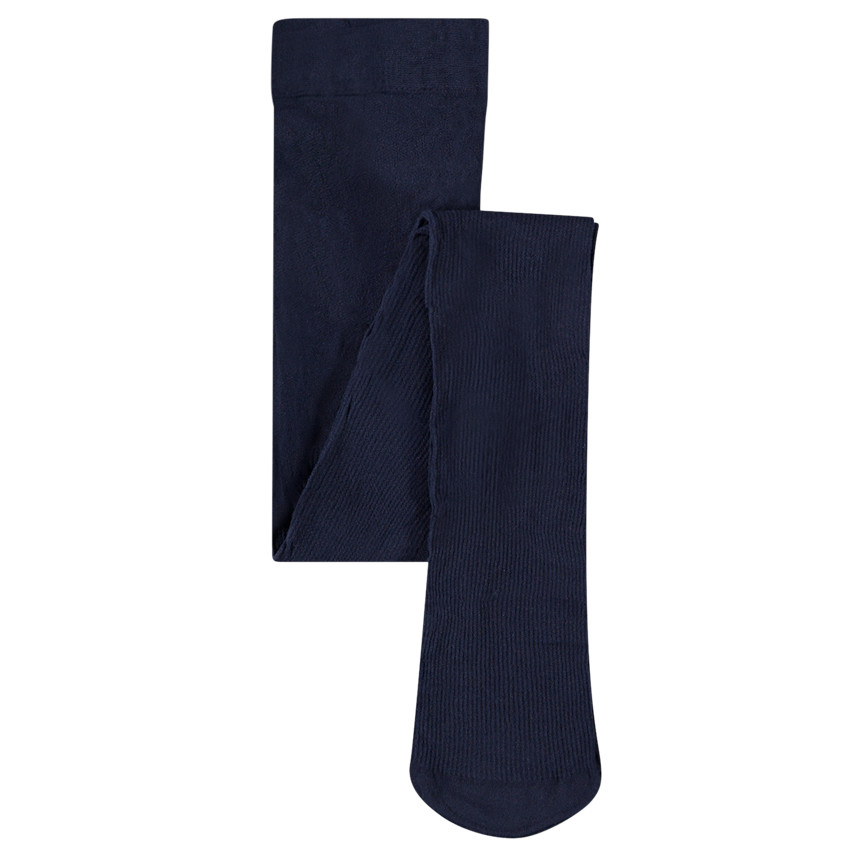 Collant fin uni effet côtelé pour fille Main Collant fin uni effet côtelé pour fille