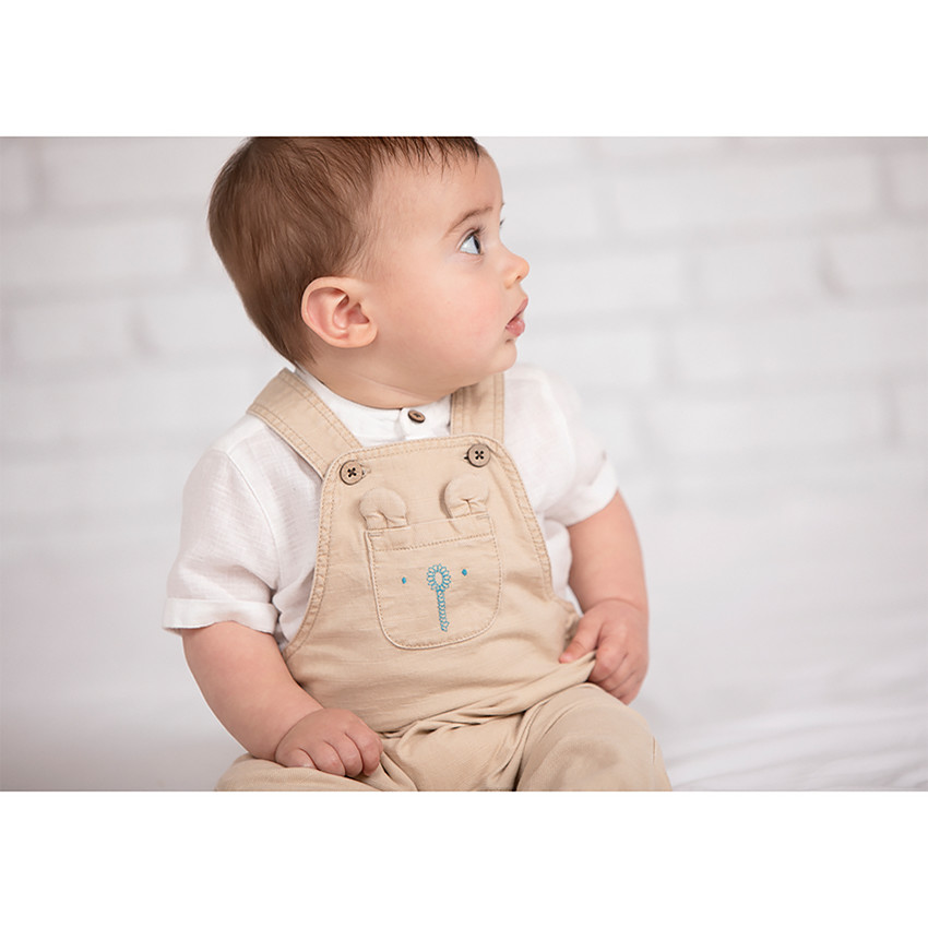 Σετ 2 κομμάτια Σαλοπέτα μακρυά και  Πουκάμισο για bebe αγόρι  Additional Σετ 2 κομμάτια Σαλοπέτα μακρυά και  Πουκάμισο για bebe αγόρι