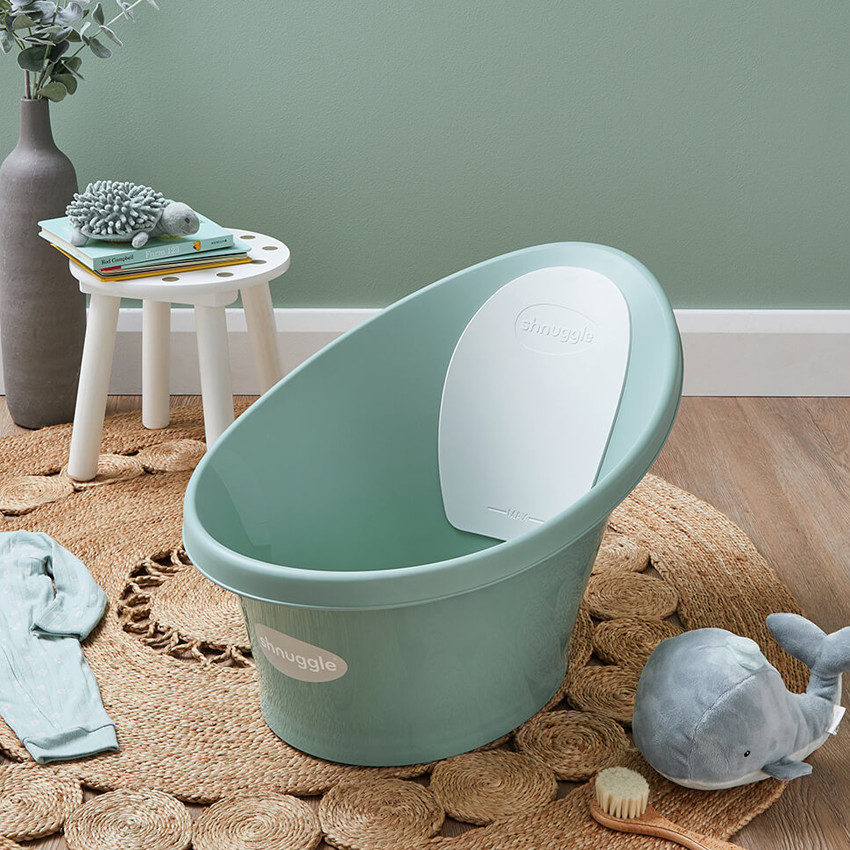 Shnuggle Μπανάκι Πράσινο με τάπα 