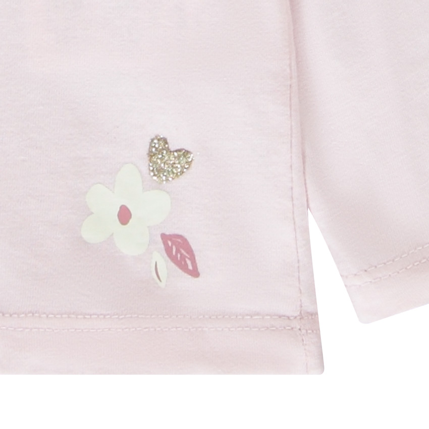 Σετ από 4 μακρυμάνικα φαντεζί μπλουζάκια για κορίτσι μωρό 