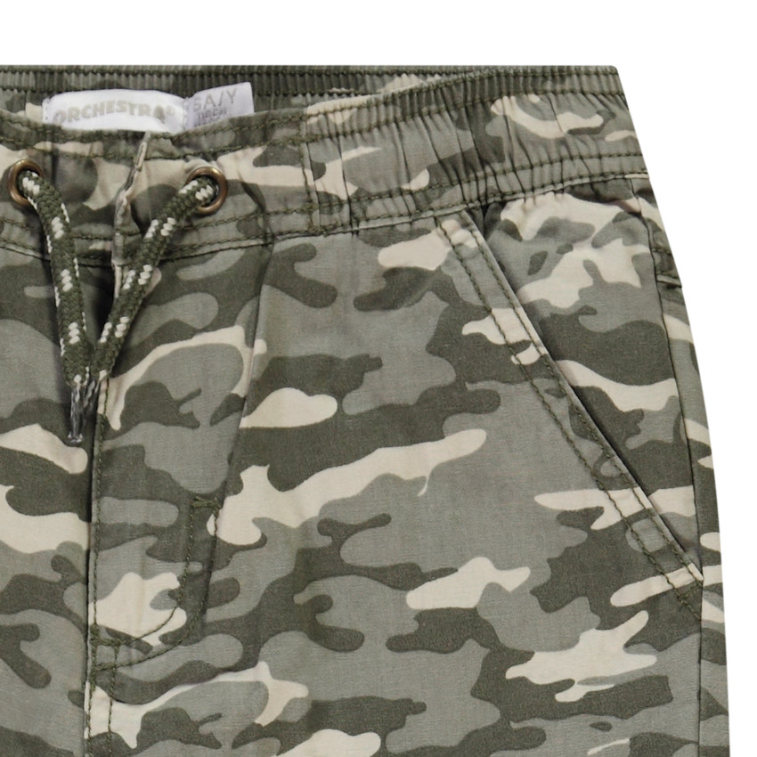 Pantalon cargo imprim camouflage pour gar on