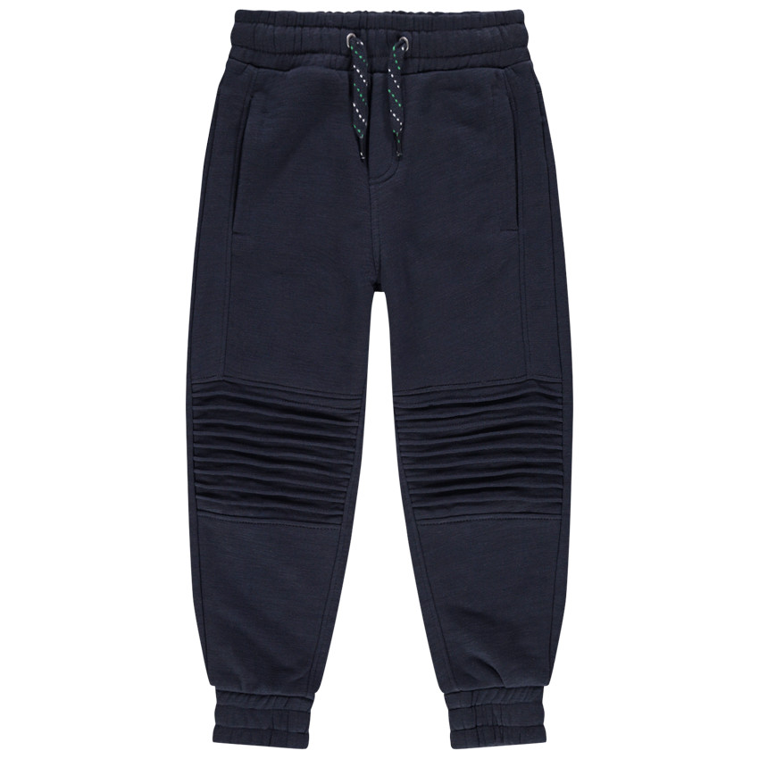 Φανελένιο παντελόνι φόρμας με διακοσμητικά εξώγαζα 