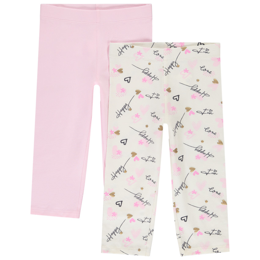 Σετ από 2 φαντεζί κοντούς σορτς για κορίτσι 