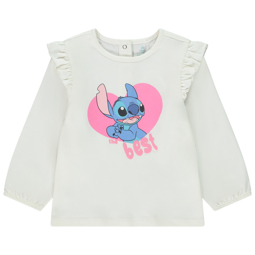 T-shirt μακρυμάνικο φαντασίας Stitch Disney για μωρό κορίτσι 