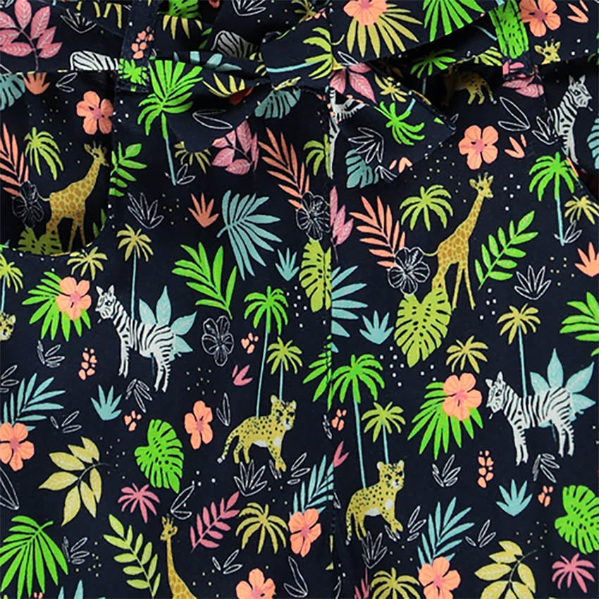 Pantalon fluide avec noeud pour bébé fille 