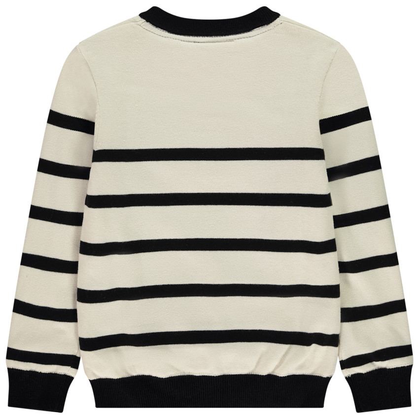 Πουλόβερ ριγέ με κέντημα Batman Warner για αγόρι 