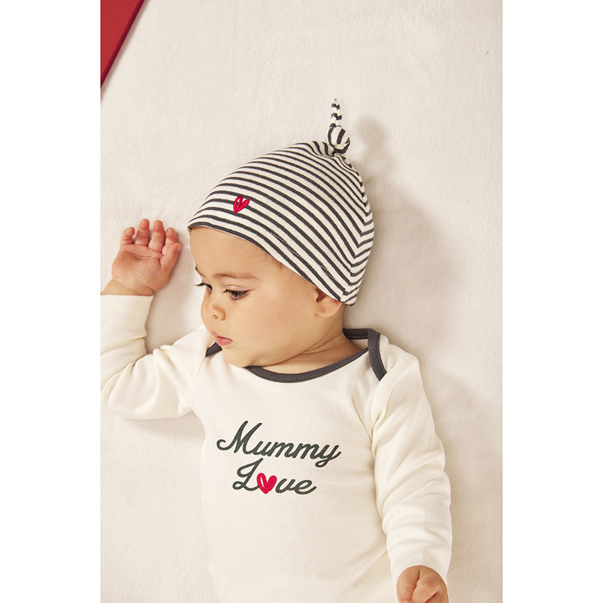 Σετ 3 τεμαχίων print dad & mummy love για bebe 