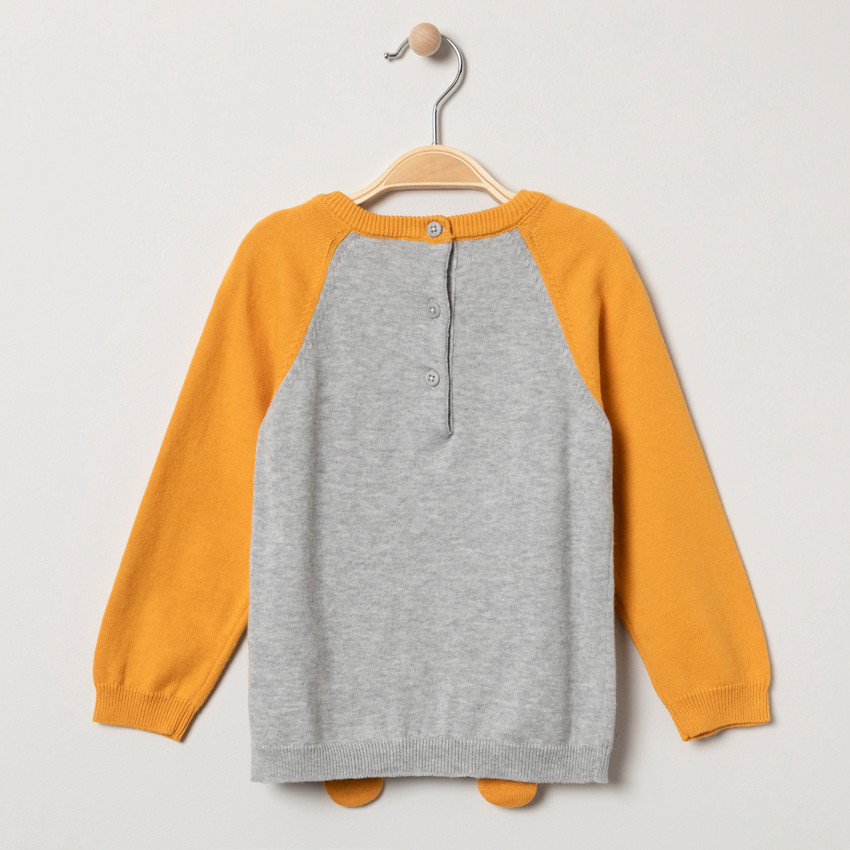 Pull en tricot motif tigre en jacquard 