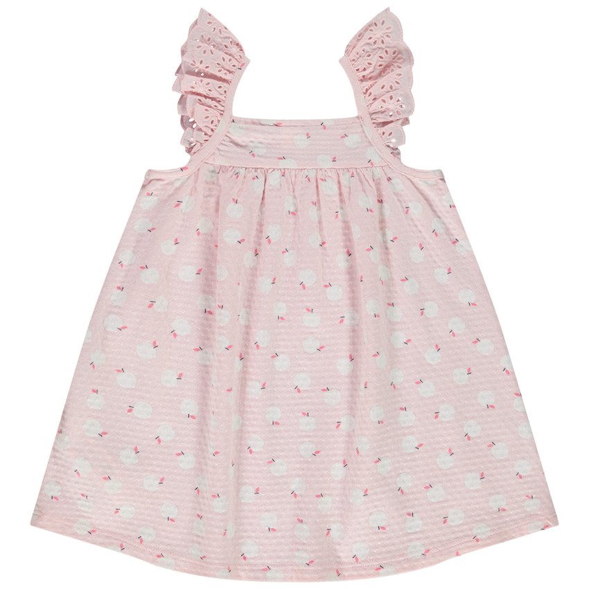 Τουνίκ από jersey cloqué με φαντεζί σχέδιο για bebe κορίτσι 