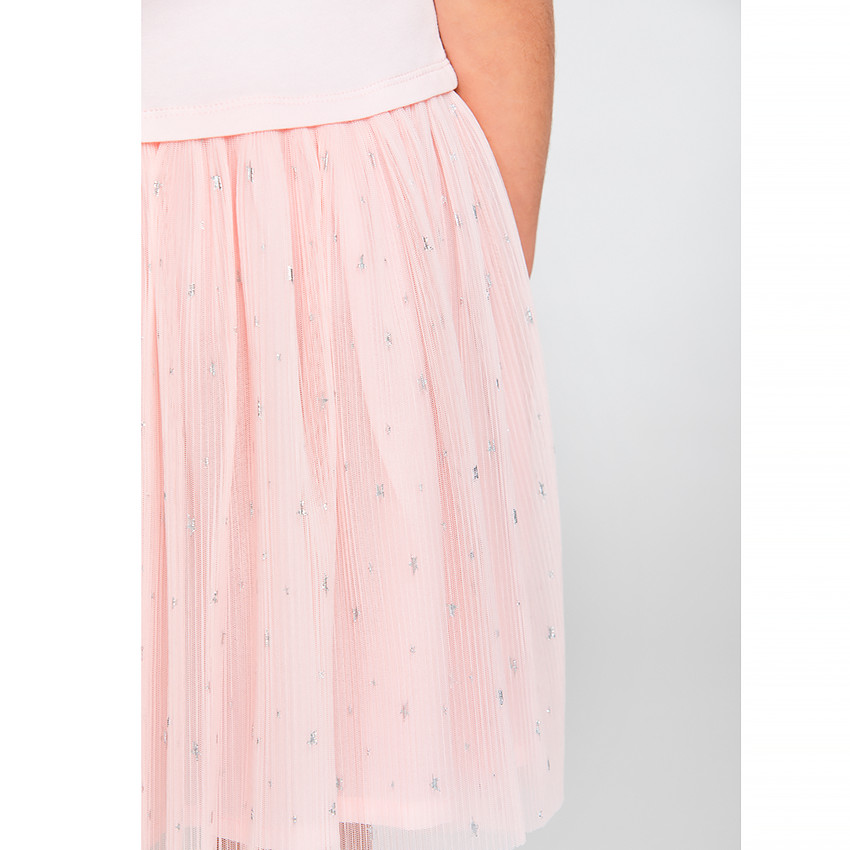 Robe à bretelles volantées en tulle pour fille Main Robe à bretelles volantées en tulle pour fille