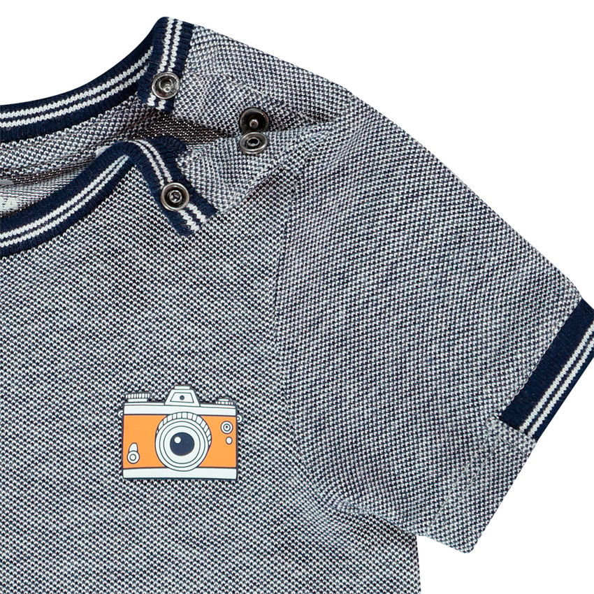 T-shirt κοντομάνικο jersey twisteed για bebe αγόρι 