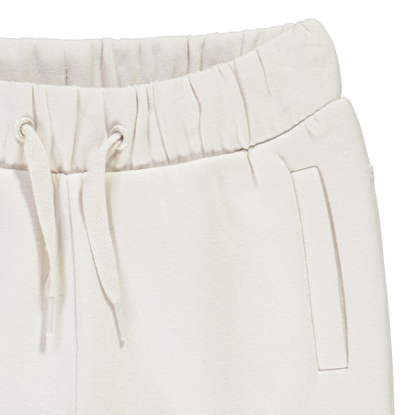 Pantalon de jogging en molleton gratté uni pour fille Main Pantalon de jogging en molleton gratté uni pour fille