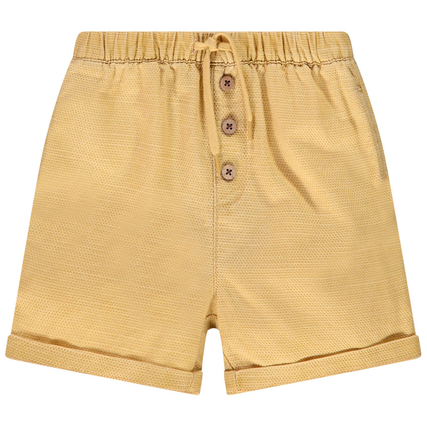 Βερμούδα βαμβακερή μονόχρωμο για bebe αγόρι 