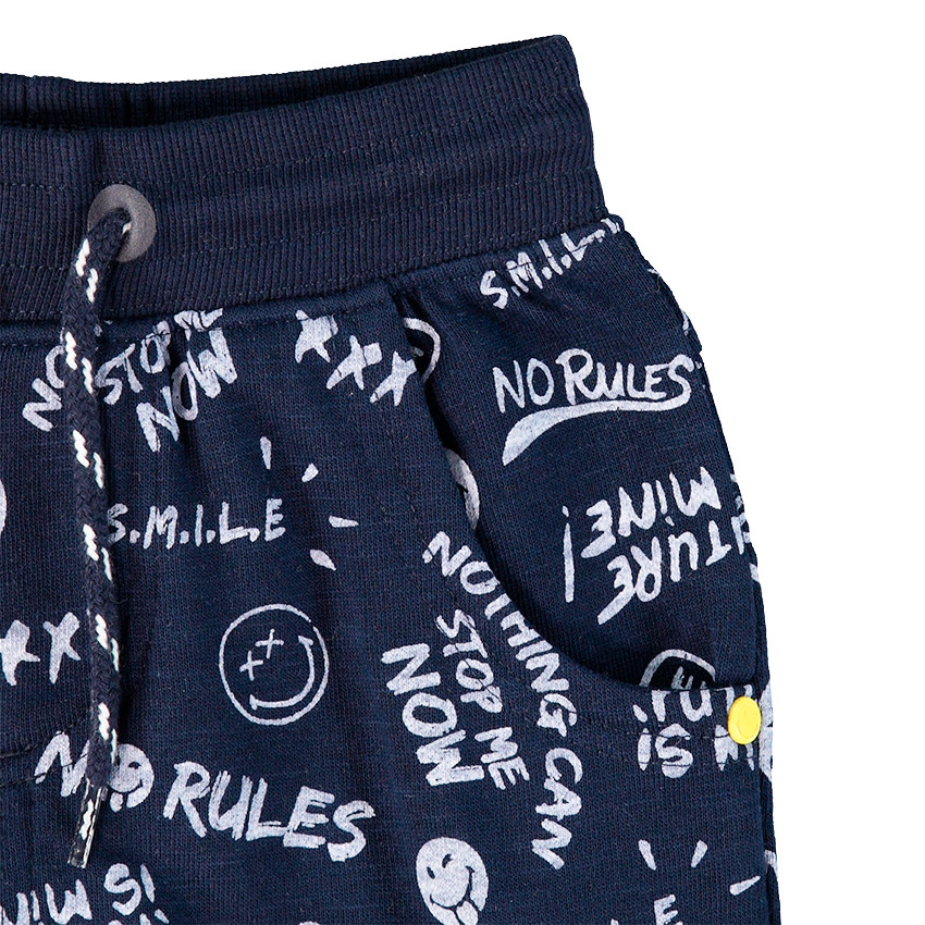 Φανελένια βερμούδα με εμπριμέ μοτίβο ©Smiley  