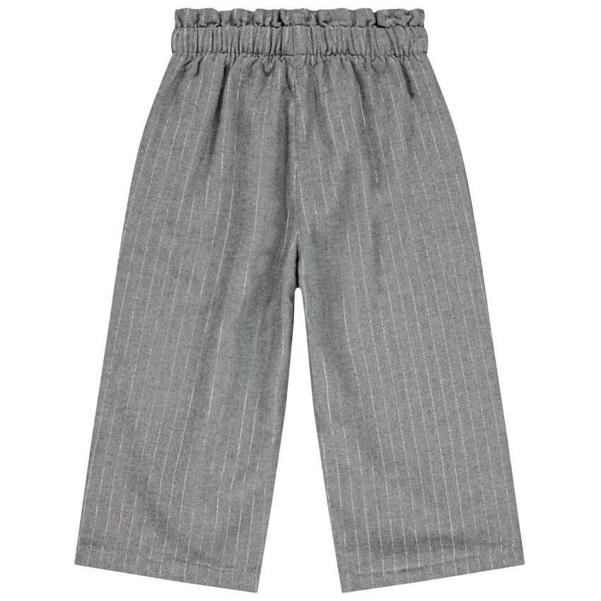 Παντελόνι large ριγέ ασημί για κορίτσι  Additional Παντελόνι large ριγέ ασημί για κορίτσι