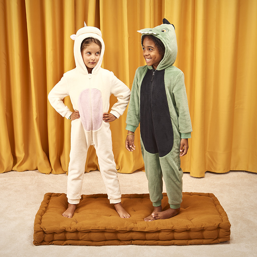 Παιδική πιτζάμα με κροκόδειλο από sherpa για αγόρι 