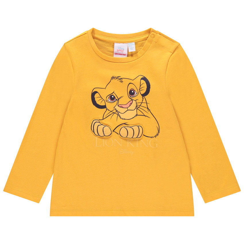 T-shirt manches longues en coton bio print Simba Disney 