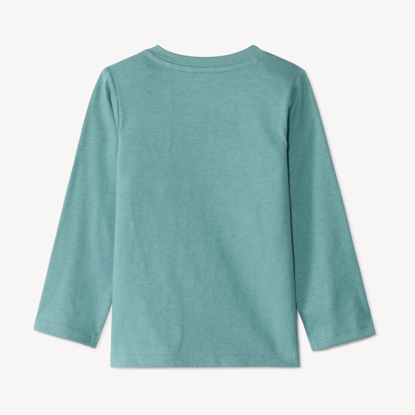 Μπλούζα μακρυμάνικη από jersey με κέντημα effet bouclette για bebe αγόρι 