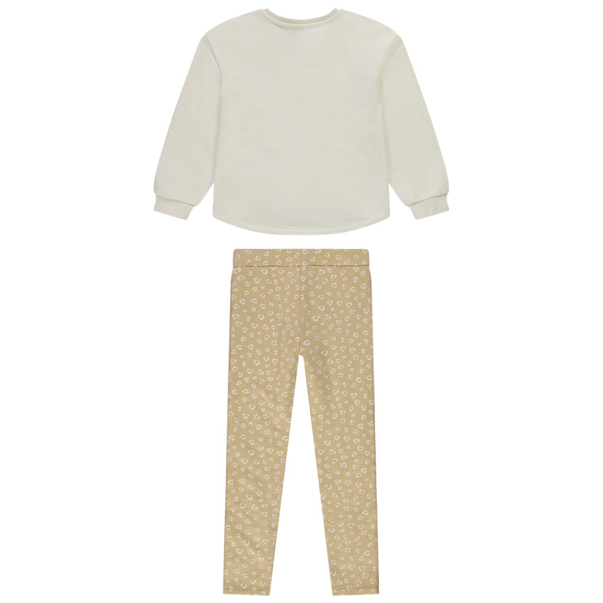 Ensemble jogging 2 pièces imprimé tacheté pour fille  Additional Ensemble jogging 2 pièces imprimé tacheté pour fille