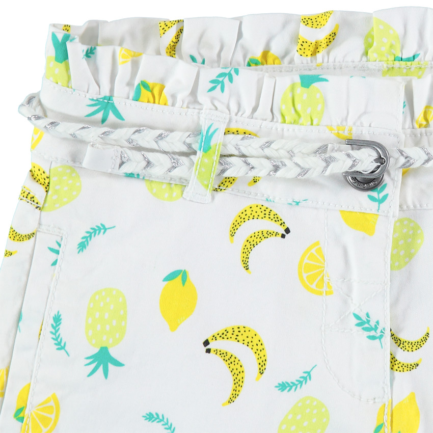 Σόρτς σε twill εμπριμέ με ζώνη πλεκτή Main Σόρτς σε twill εμπριμέ με ζώνη πλεκτή