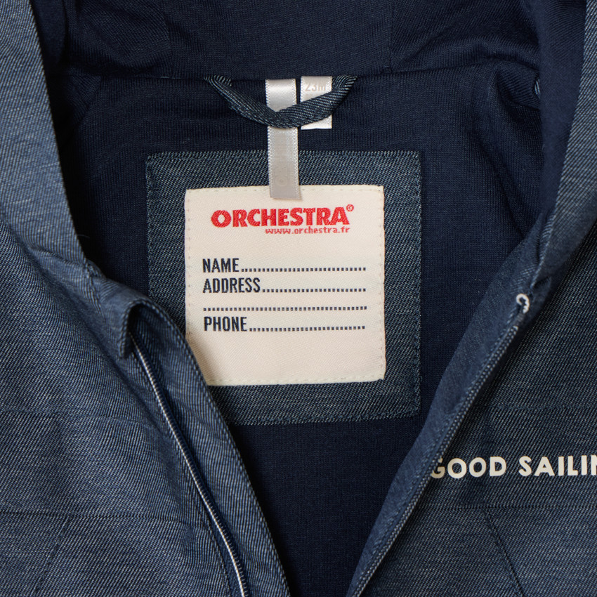 Coupe-vent en toile à capuche pour bébé garçon 