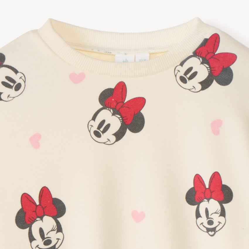 Φόρεμα oversized με τύπωμα Minnie Disney για κορίτσι μωρού 