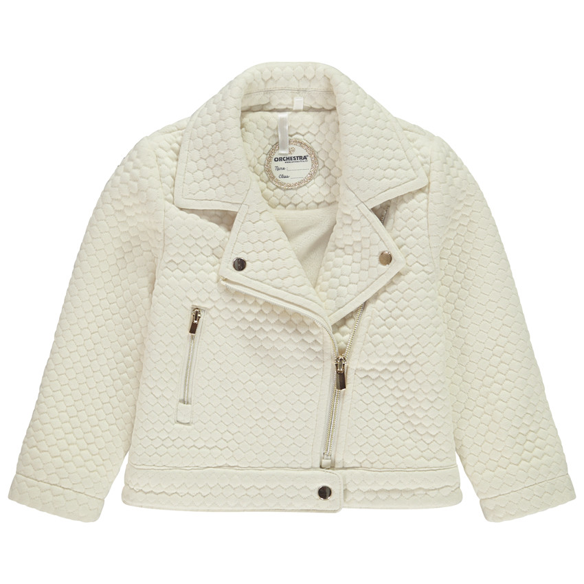 Μπουφάν perfecto από molleton με επένδυση sherpa για bebe κορίτσι 